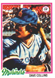 1978 Topps Baseball Cards      254     Dave Collins